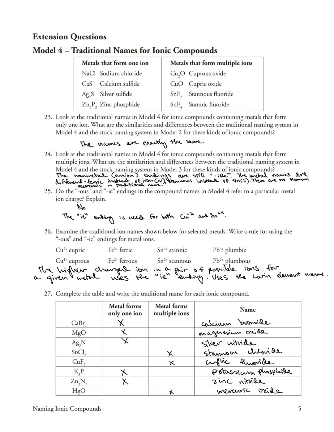 Why?
When working in chemistry, it is often convenient to write a chemical in symbols. For example we might
write down the substance table s