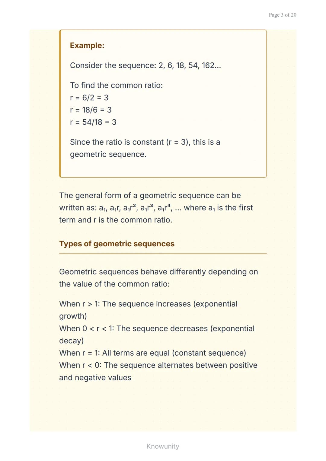 Geometric sequences and series: Understanding
patterns and growth
Master geometric sequences, series, and
their real-world applications
What