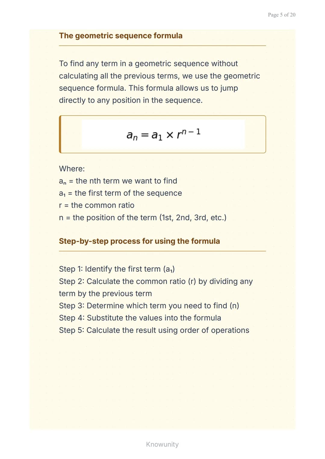 Geometric sequences and series: Understanding
patterns and growth
Master geometric sequences, series, and
their real-world applications
What