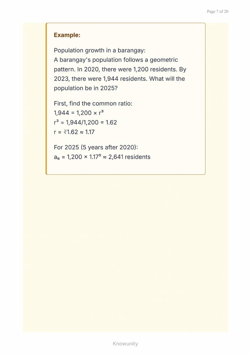 Geometric sequences and series: Understanding
patterns and growth
Master geometric sequences, series, and
their real-world applications
What