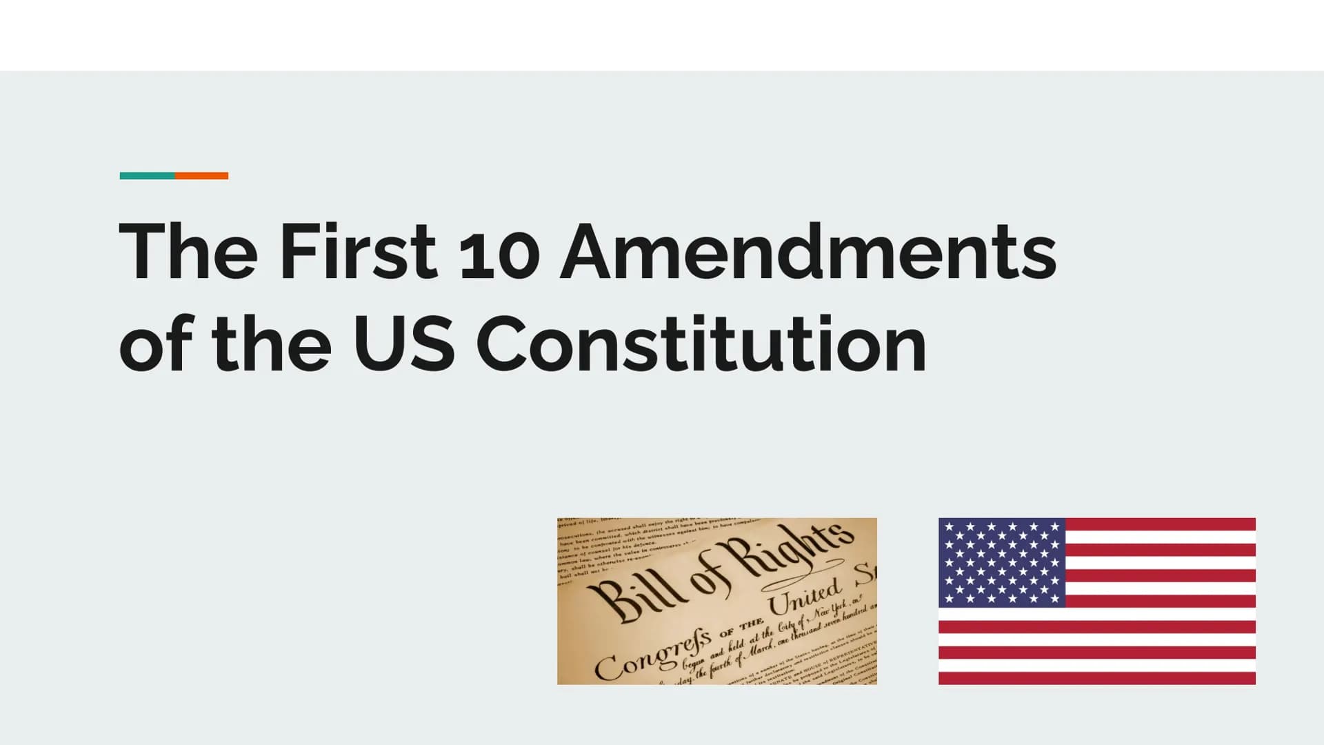 The First 10 Amendments
of the US Constitution
prived of life,
rosecutions, the accused shall enjoy the right
have been commit
committed, wh
