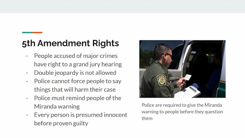 The First 10 Amendments
of the US Constitution
prived of life,
rosecutions, the accused shall enjoy the right
have been commit
committed, wh