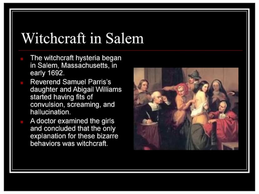 The
Crucible
By Arthur Miller
When History and Literature Collide The Crucible is . . .
Puritanism
+
Witchcraft
+
McCarthyism
+
Arthur Mille