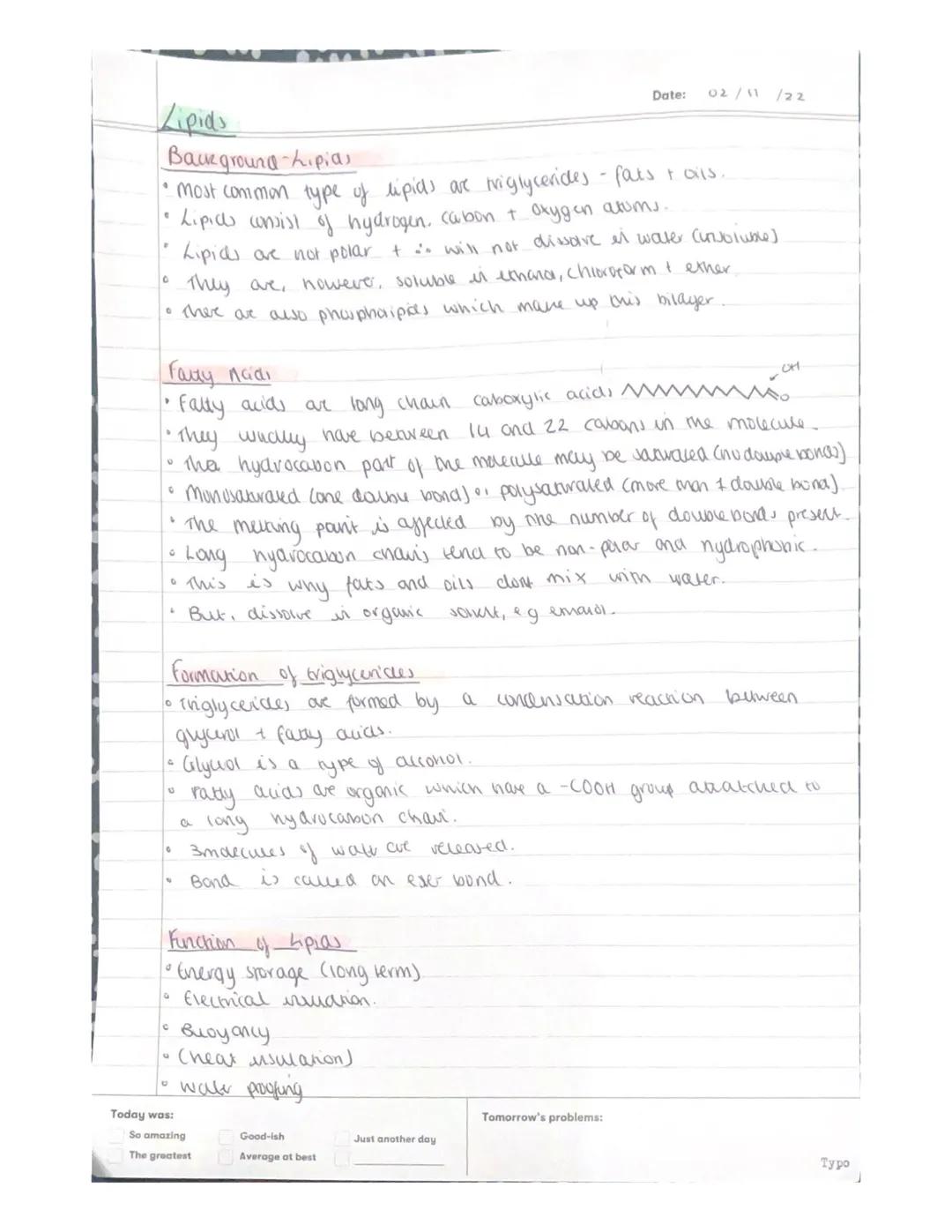 Date: 3/10 ha

Waler
- is a porar moleulle; the oxyger end of the molecule nas a
negative charge + the hydrogen atoms have a pasive charge.
