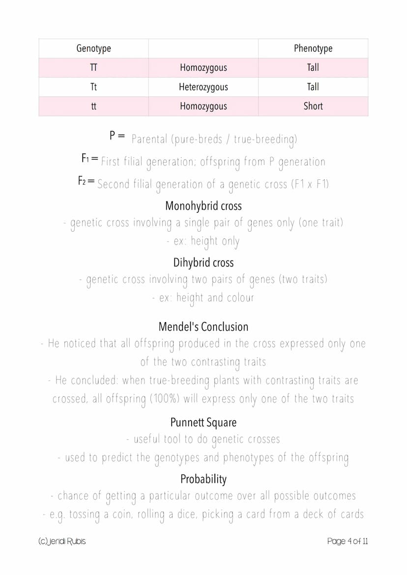Science 10 Form 3
> Introduction to Genetics
Genetics
study of heredity
branch of Biology that studies biological hereditary information
Her