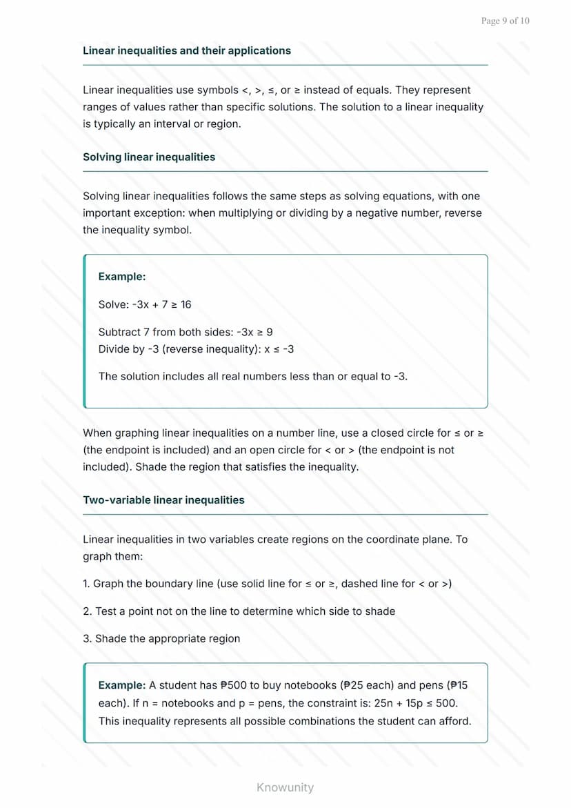 Linear equations and their applications in everyday life
Master linear equations, inequalities, and systems with real
applications
What you'