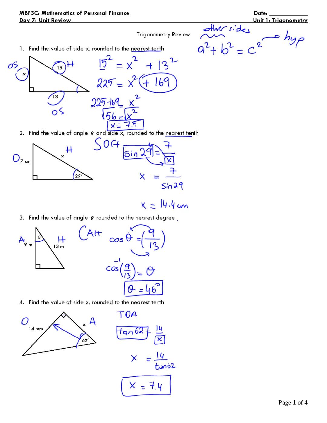 Learn Trigonometry: Solve Triangle Puzzles with Angles and Sides!