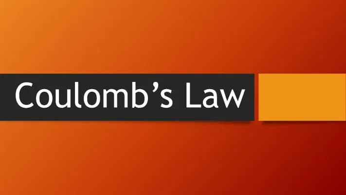 Know Coulomb's Law thumbnail