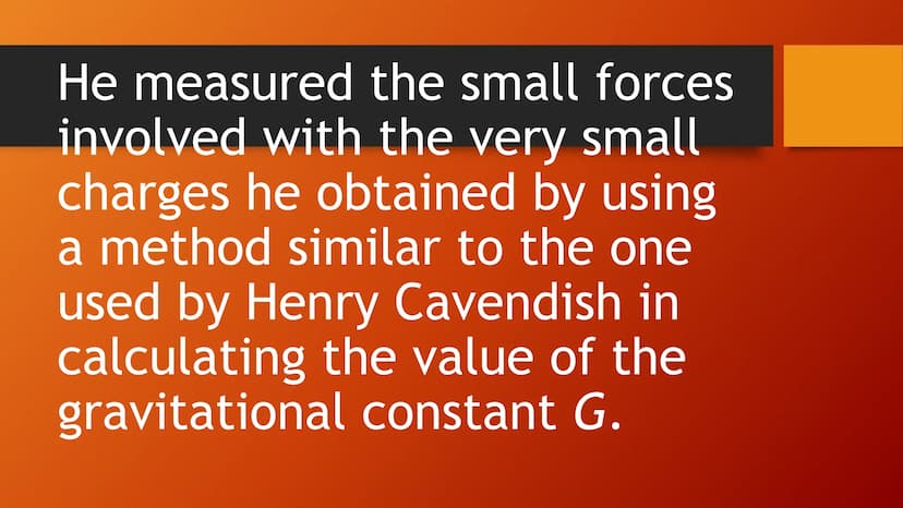 Coulomb's Law COULOMB'S LAW
About three centuries ago, a French
scientist, Charles-Augustin de Coulomb,
conducted the first quantitative wor