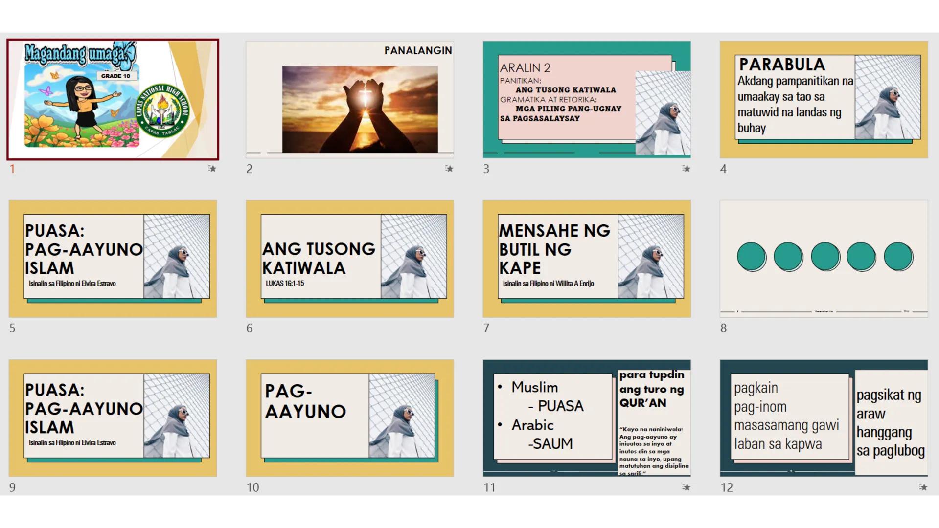 1

R
magandang
:) araw
2

H-
I-
Y-
A-
S-
*
ARALIN 3
A. PANITIKAN:
Ang Kuwintas
Maikling kuwento
(FRANCE ni Guy de
Maupassant)
3
4
"Ang Kuwin