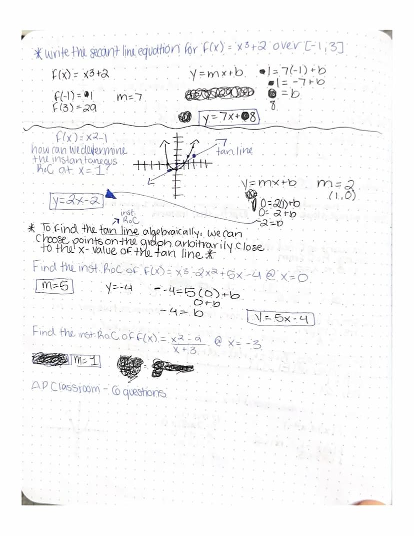 1-1 nater of change
* remember ROC is just another word for slope *
f(x) = 3x+1
the hoc of
F(x) = 3.
RoC fora linear
function is a
Constant 