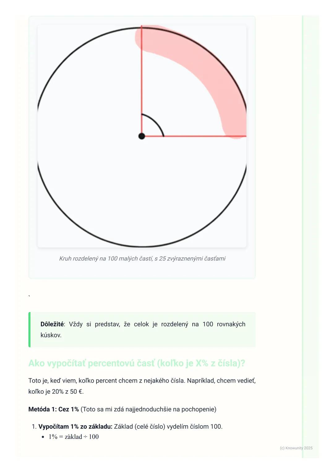 # Percentá

1. Úvod do percent

Percentá sú super dôležitá vec v matematike, lebo ich vidíme všade okolo nás!
Pomáhajú nám hovoriť o častiac