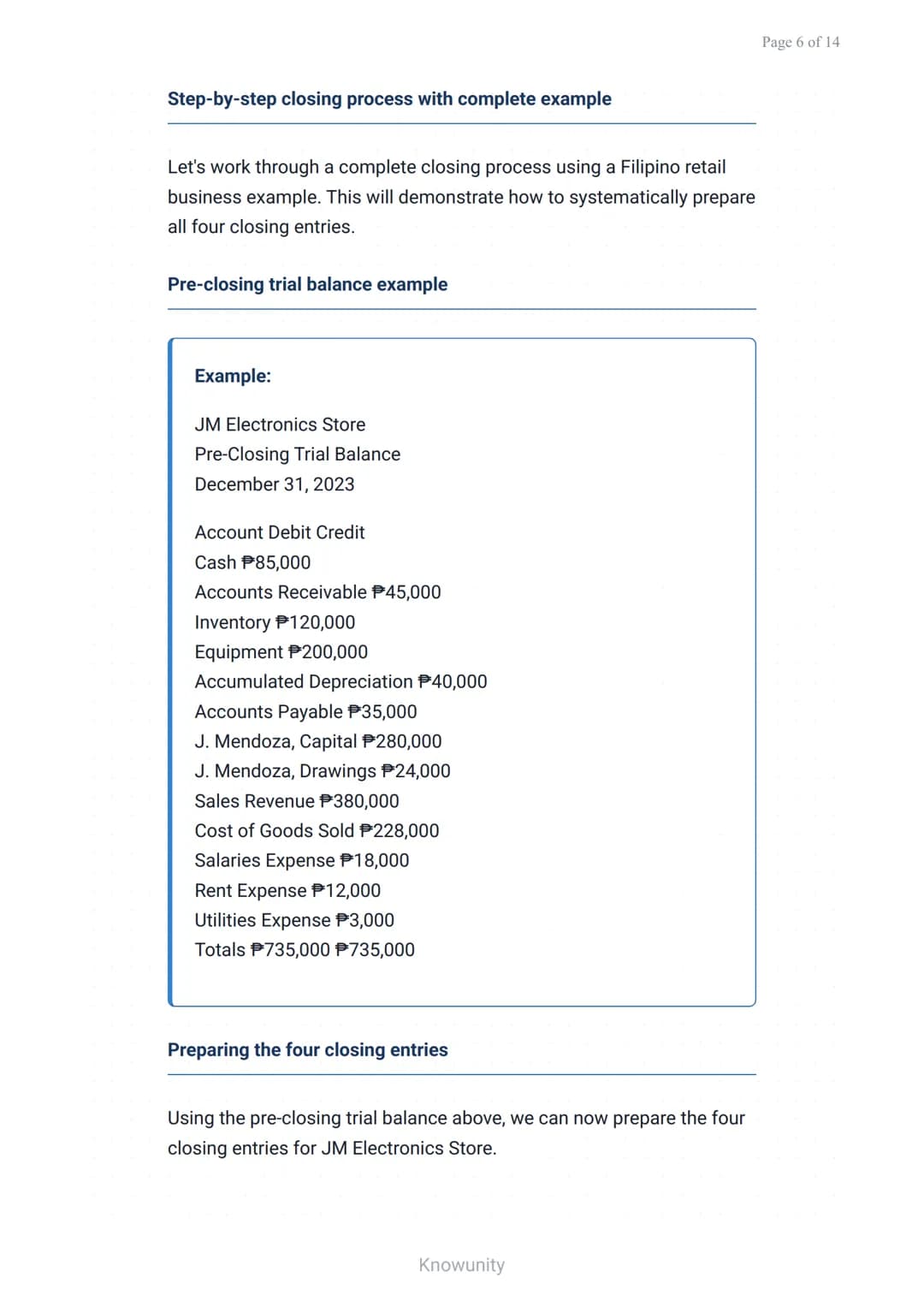 Closing Entries and Post-Closing Trial Balance in the Accounting
Cycle
Master closing entries and post-closing trial
balance preparation
Wha