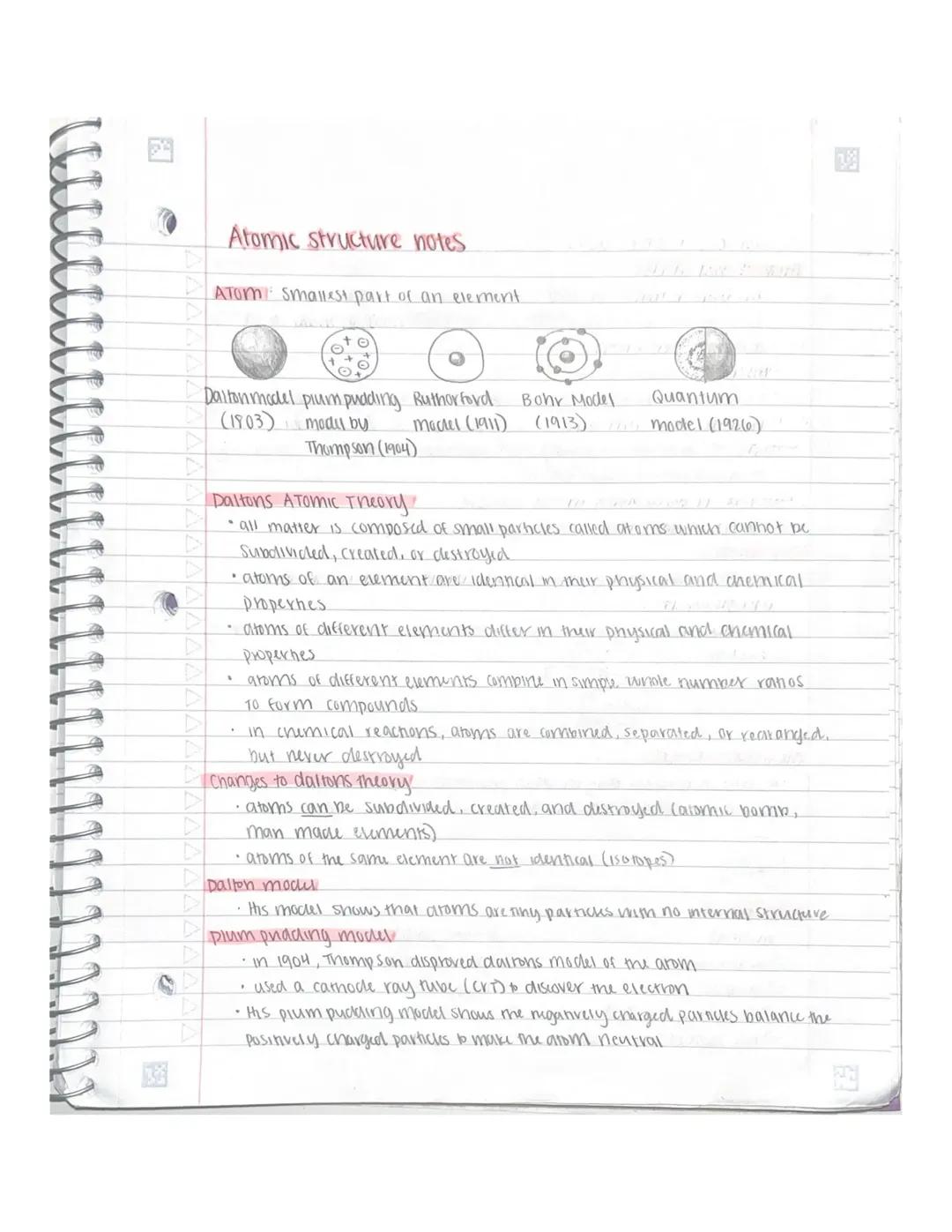 Awesome Atomic Structure Notes PDF and Rutherford's Gold Foil Experiment!