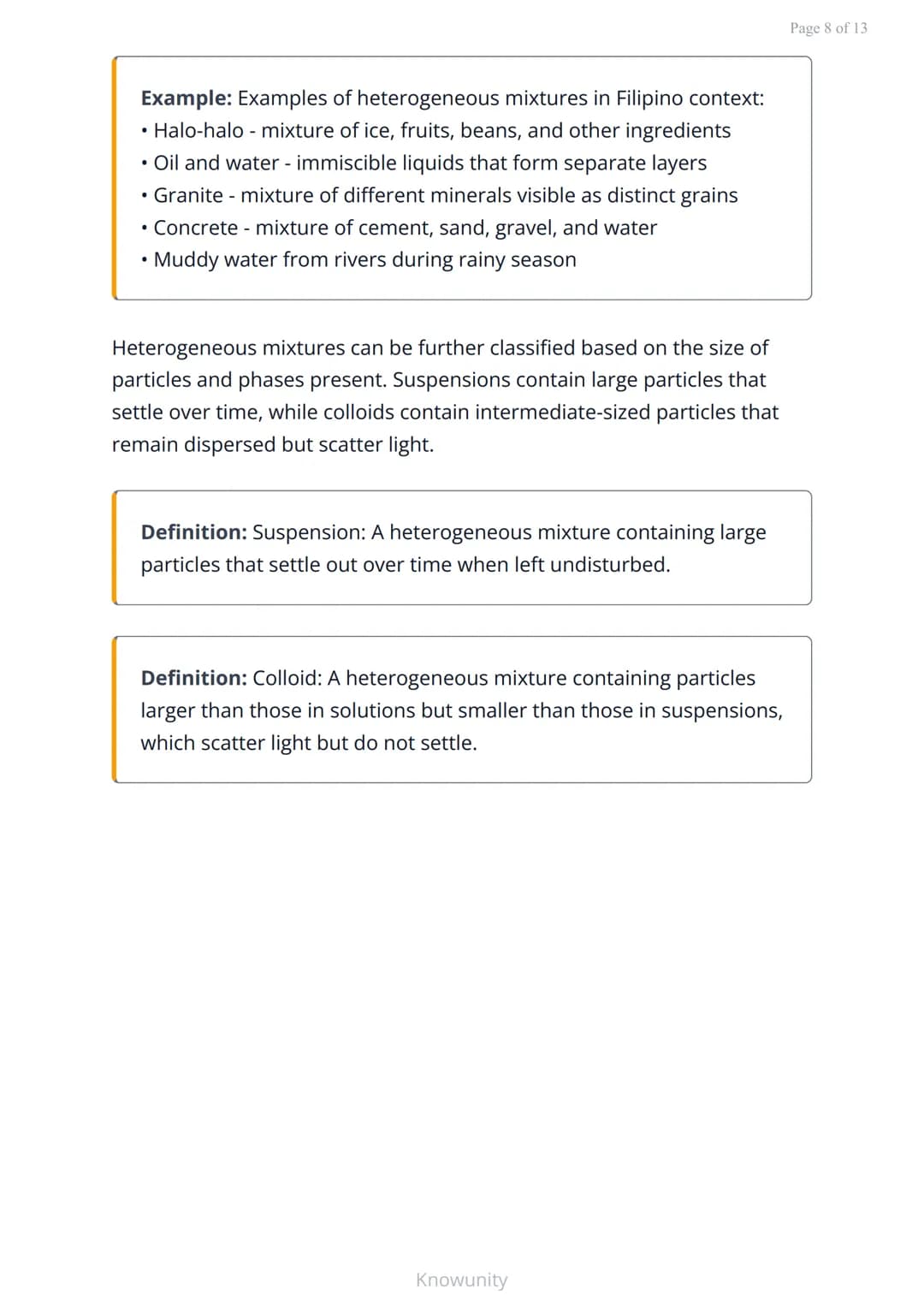 Matter and its properties: Elements, compounds, and mixtures
Classification of matter into elements, compounds,
and mixtures
What you will l