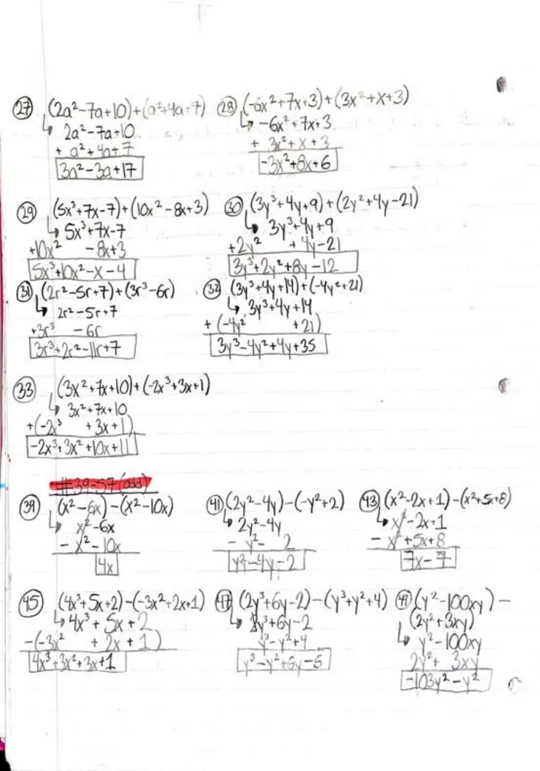 HW: 13-3339-57 (ad)
rection 7.1 And Polynomials
(1) Amaramial is a number, a vanable, or a product of numbers and
variables.
-FOR INSTANCE:
