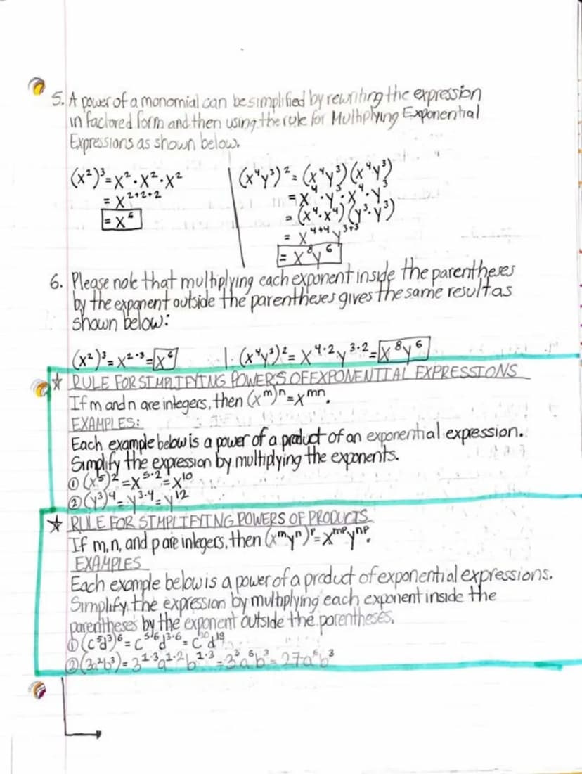 HW: 13-3339-57 (ad)
rection 7.1 And Polynomials
(1) Amaramial is a number, a vanable, or a product of numbers and
variables.
-FOR INSTANCE:
