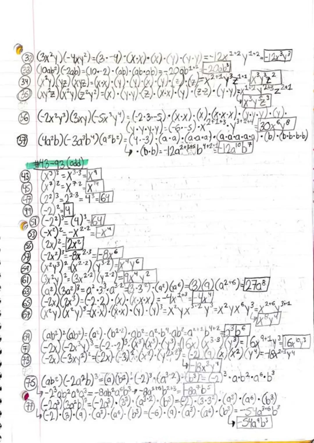 HW: 13-3339-57 (ad)
rection 7.1 And Polynomials
(1) Amaramial is a number, a vanable, or a product of numbers and
variables.
-FOR INSTANCE:
