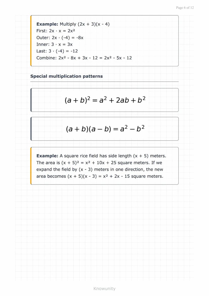 # Polynomials and polynomial functions: Operations on polynomials

Master addition, subtraction, multiplication, and division of polynomials