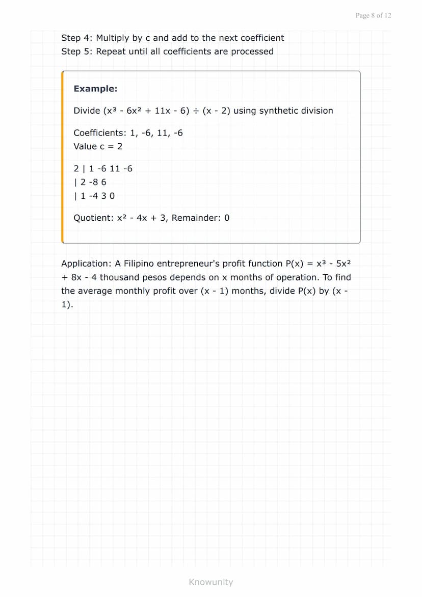 # Polynomials and polynomial functions: Operations on polynomials

Master addition, subtraction, multiplication, and division of polynomials
