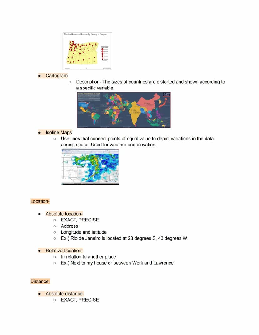 Unit 1- Thinking Geographically
1.1- Introduction to maps notes
Reference maps: General information/ navigation/ location
●
Political states