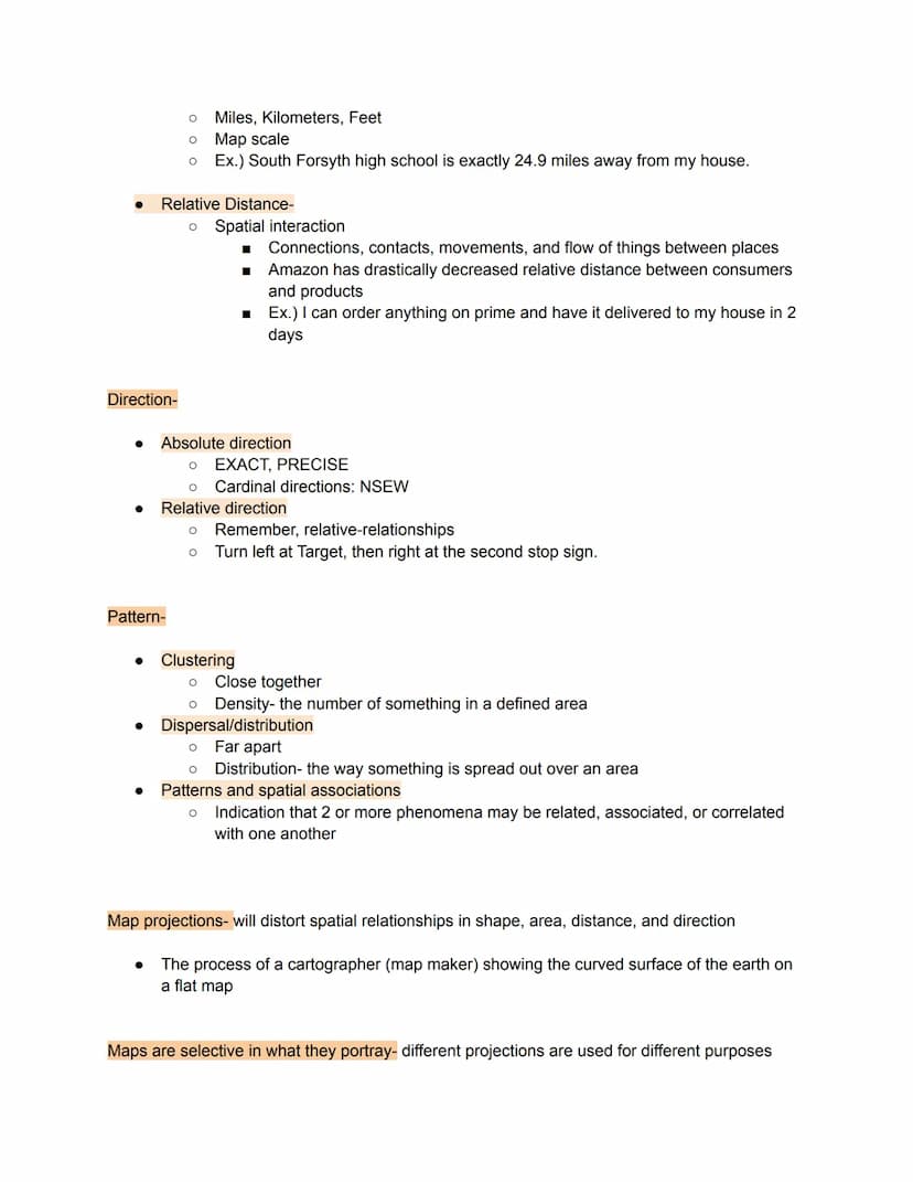 Unit 1- Thinking Geographically
1.1- Introduction to maps notes
Reference maps: General information/ navigation/ location
●
Political states