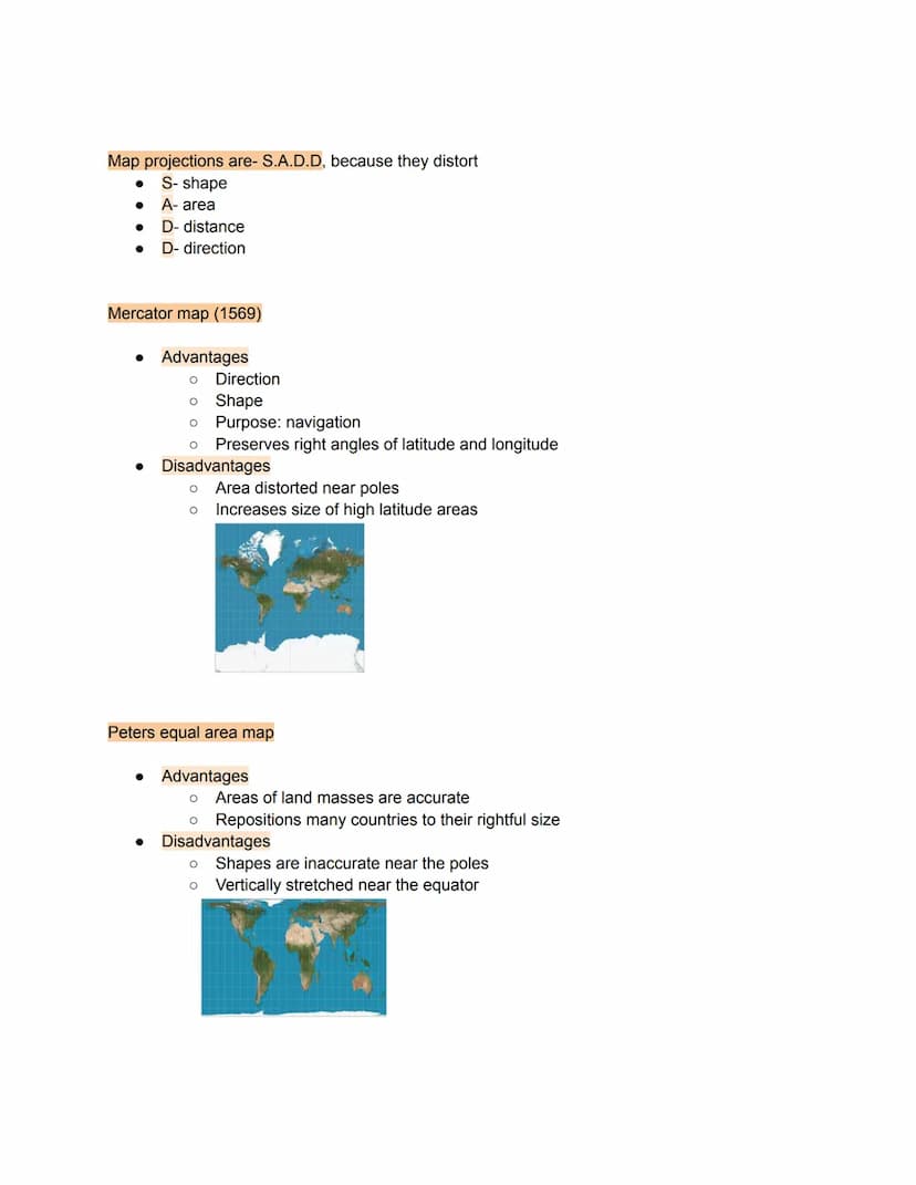 Unit 1- Thinking Geographically
1.1- Introduction to maps notes
Reference maps: General information/ navigation/ location
●
Political states