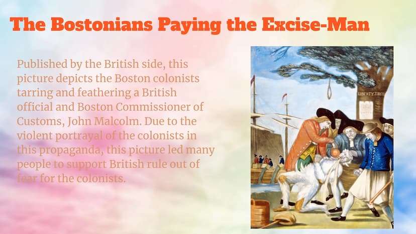 Propaganda
during
American
Revolution
By: Kate B, Nitya V, and Vaishnavi K Thomas Paine's Common Sense
Paine's Common Sense, originally publ