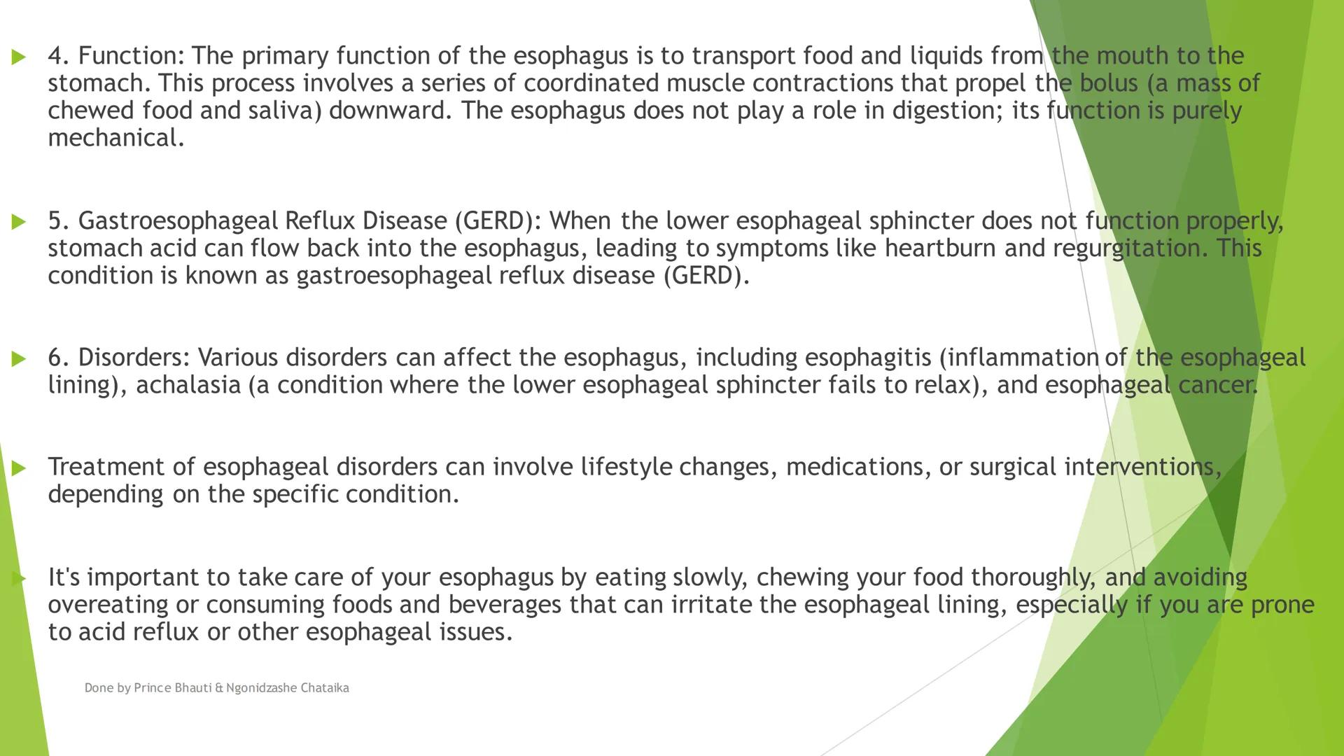 HUMAN DIGESTIVE
SYSTEM
DONE BY PRINCE BHAUTI & NGONIDZASHE CHATAIKA
Oral cavity, Throat
Oesophagus, Stomach
&
Salivary Glands Mouth
Liver
Ga