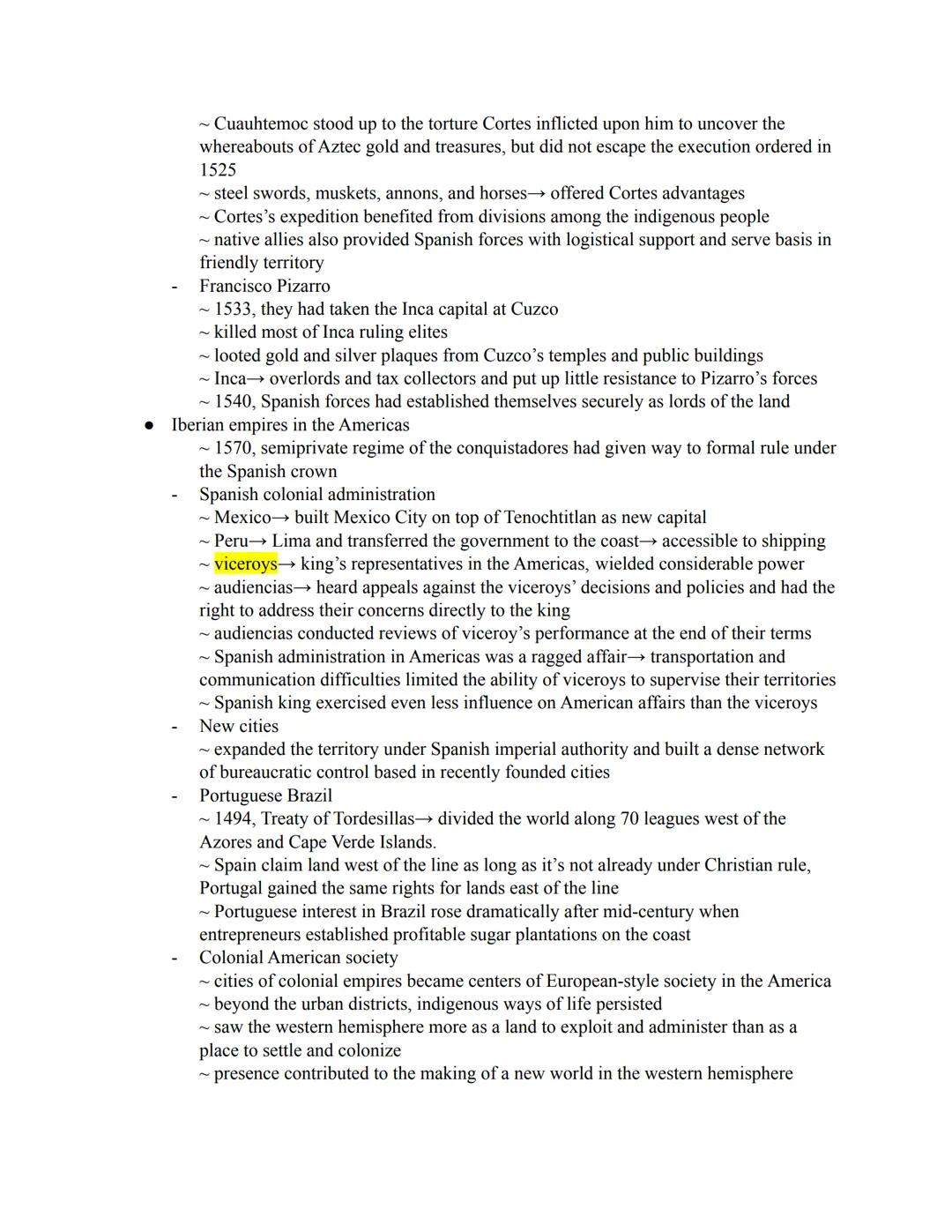 Chapter 24 note
The Spanish Caribbean
The Taino
~ Taino (Arawaks)→ most prominent people in the region
~ cultivated manioc and other crops
~
