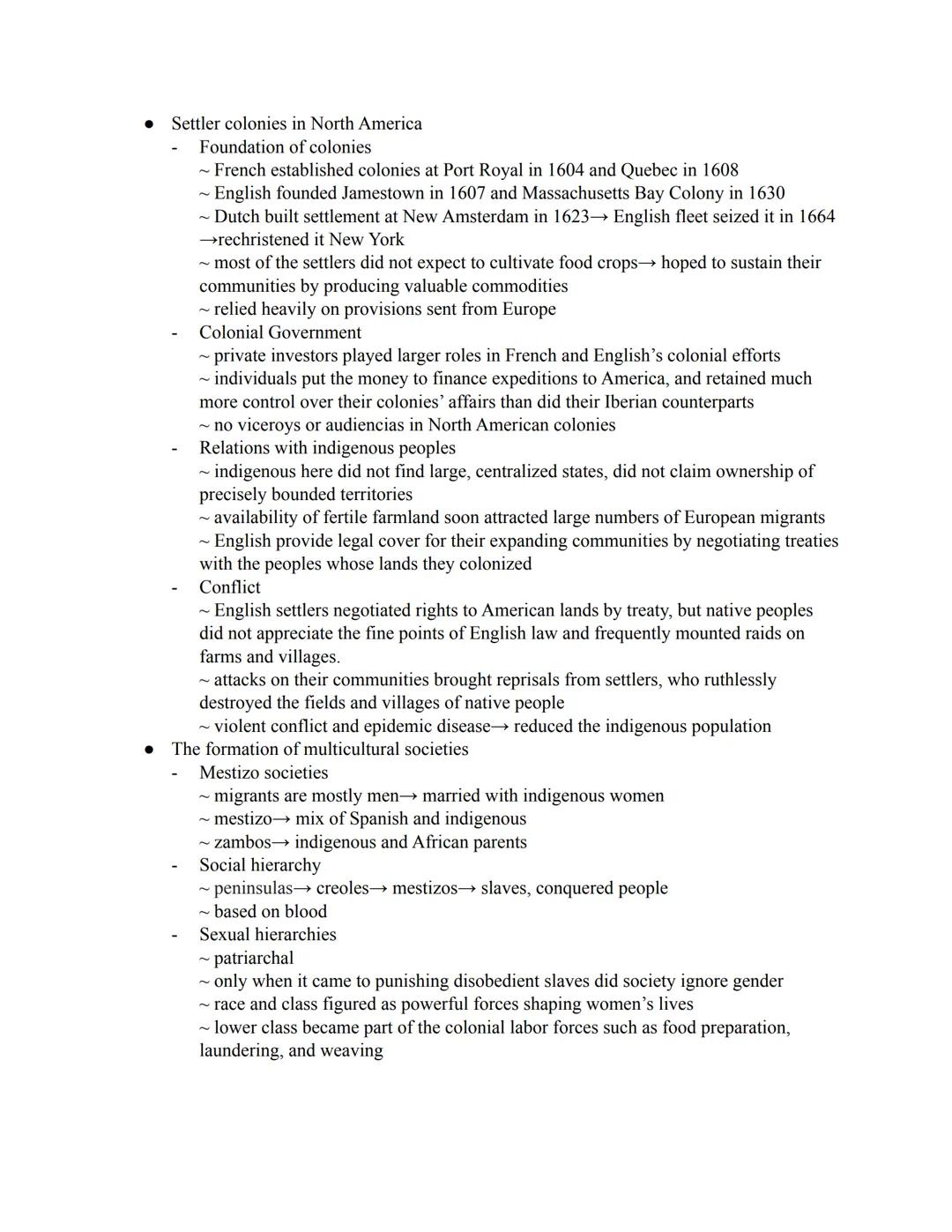 Chapter 24 note
The Spanish Caribbean
The Taino
~ Taino (Arawaks)→ most prominent people in the region
~ cultivated manioc and other crops
~