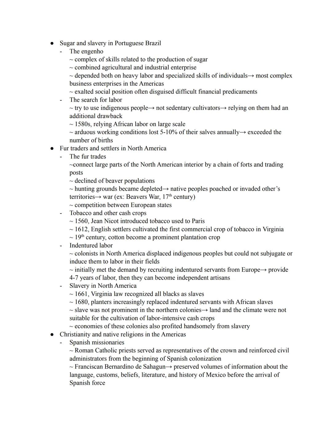 Chapter 24 note
The Spanish Caribbean
The Taino
~ Taino (Arawaks)→ most prominent people in the region
~ cultivated manioc and other crops
~