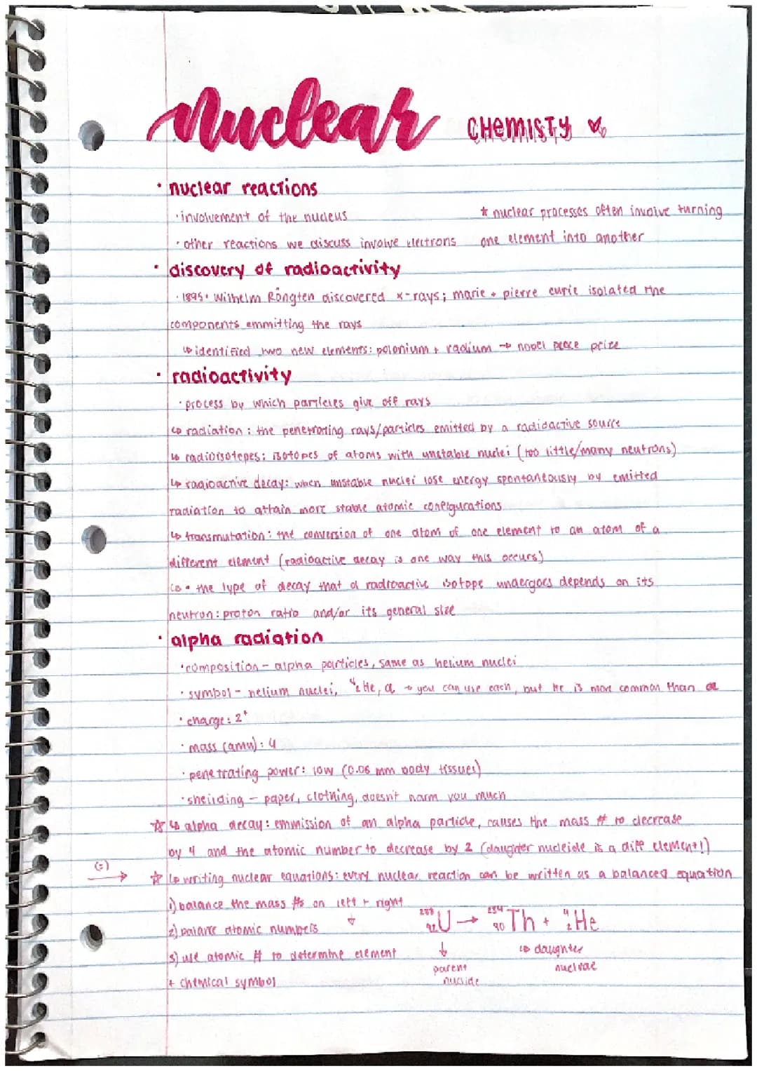 Types of Nuclear Reactions and Radioactivity: Explained with Examples (PDF)