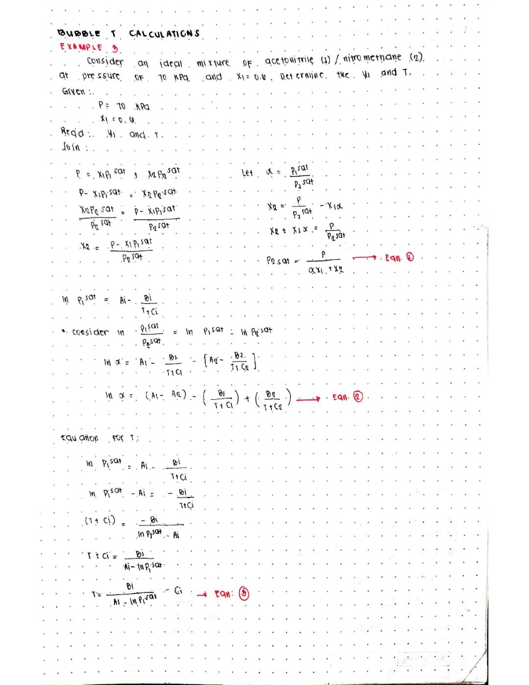 How to Do Bubble and Dew T Calculations: Easy Steps, Examples, and Txy Diagrams