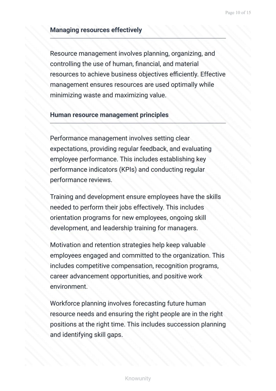 Business Operations: Sourcing and Managing Resources
Learn to source and manage human,
financial, and material resources
What you will learn