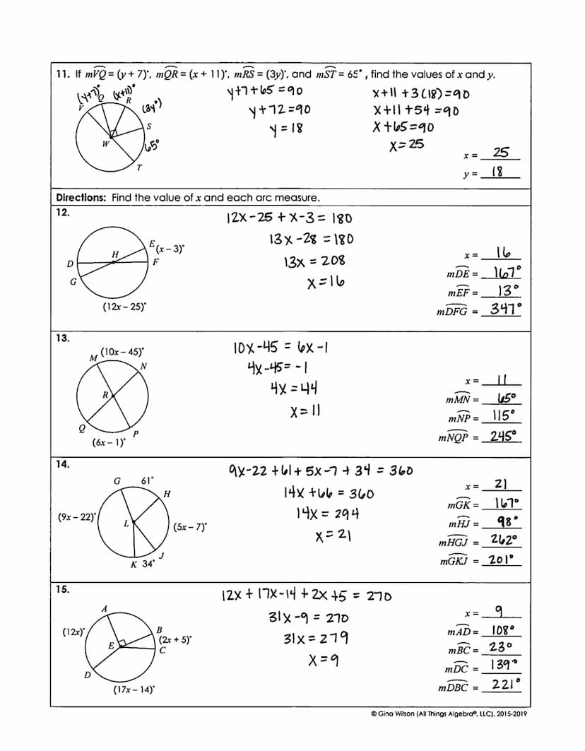 
<p>Name: <br />
Date:</p>
<h2 id="directionsarcmeasures">Directions: Arc Measures</h2>
<p>Find the following arc measures:</p>
<ol>
<li>104