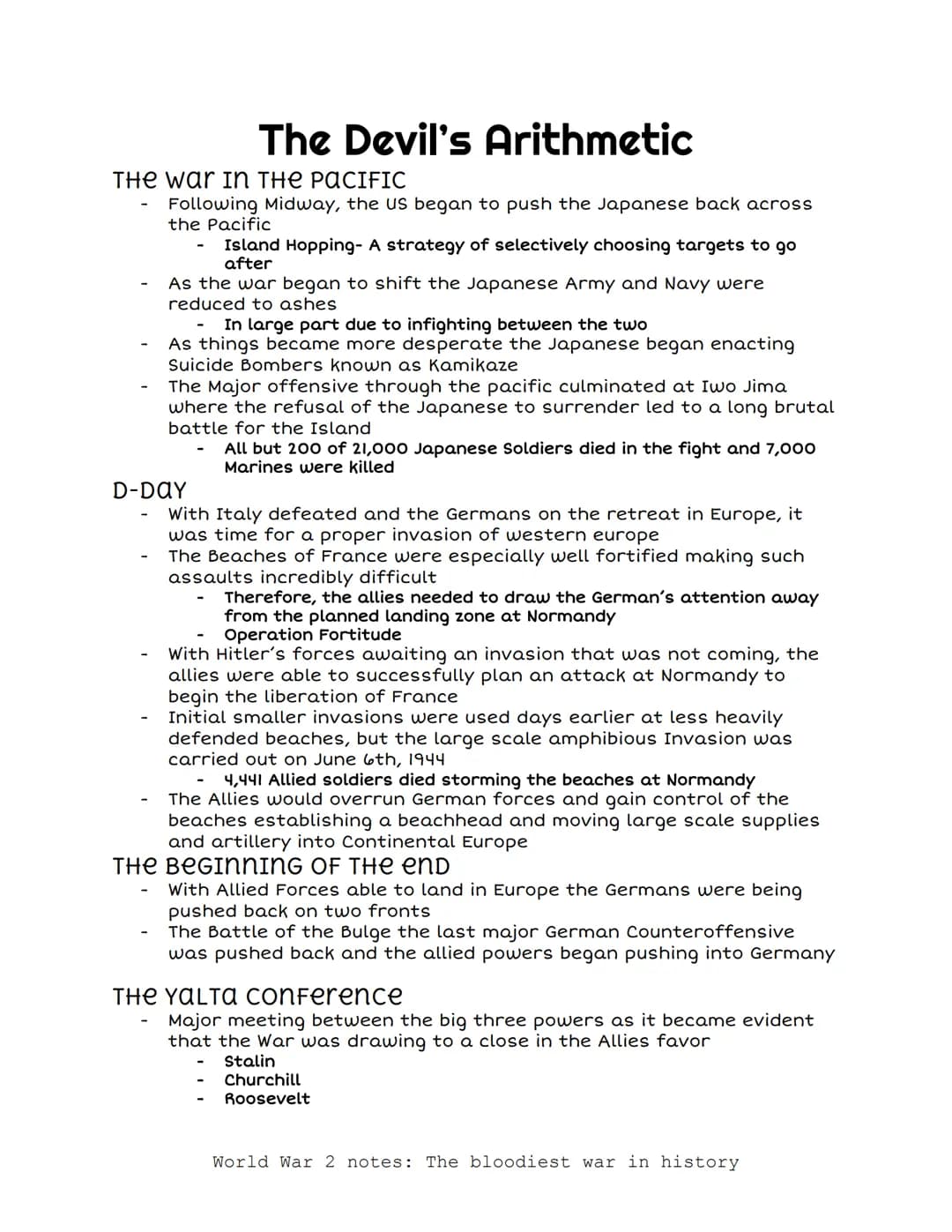 The Darkest Hour
TOTAL war
A war that is unrestricted in terms of the weapons used, the
territory or combatants involved, or the objectives 