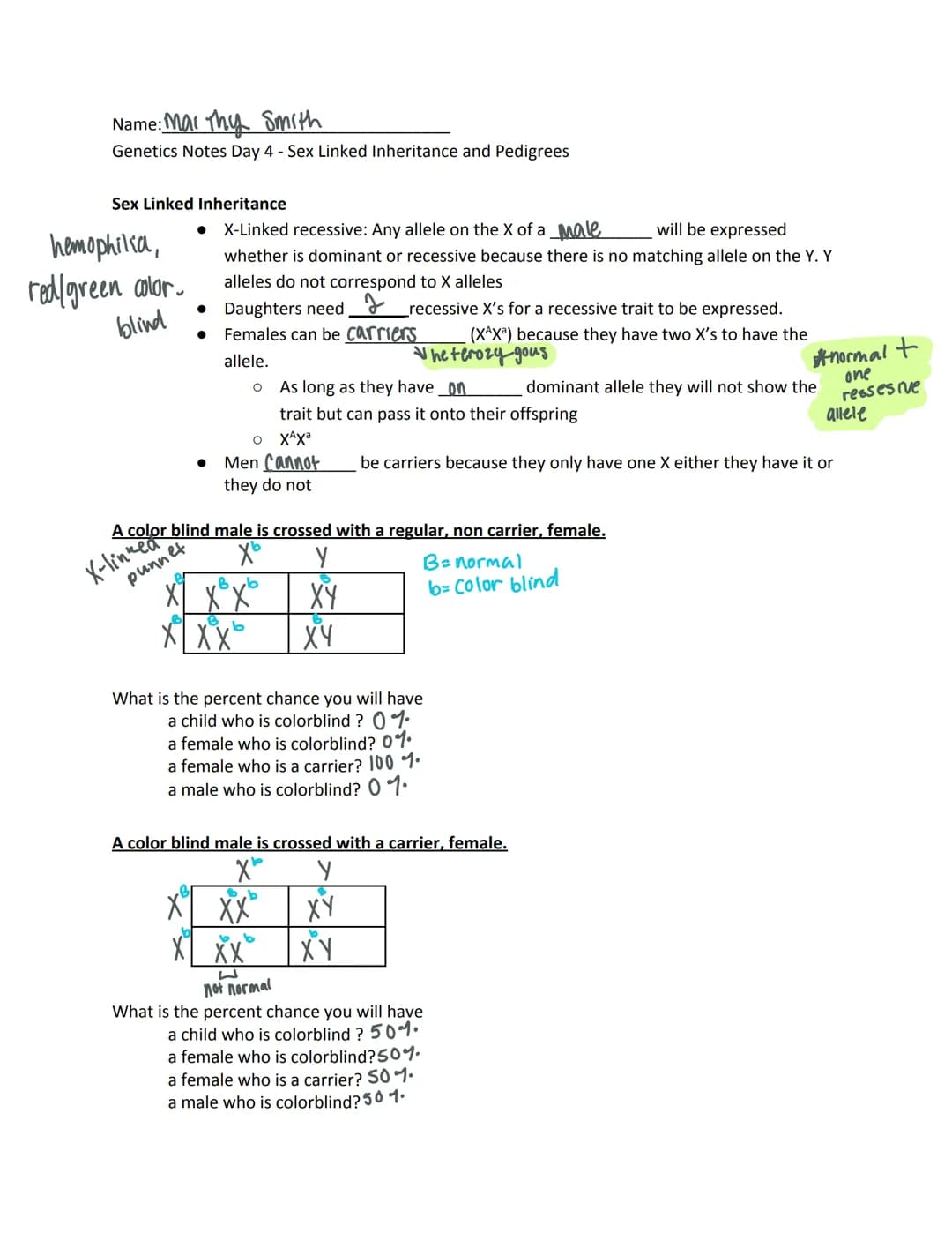 
<h2 id="introductiontomendeliangenetics">Introduction to Mendelian Genetics</h2>
<p>Genetics is the branch of Biology that studies heredity