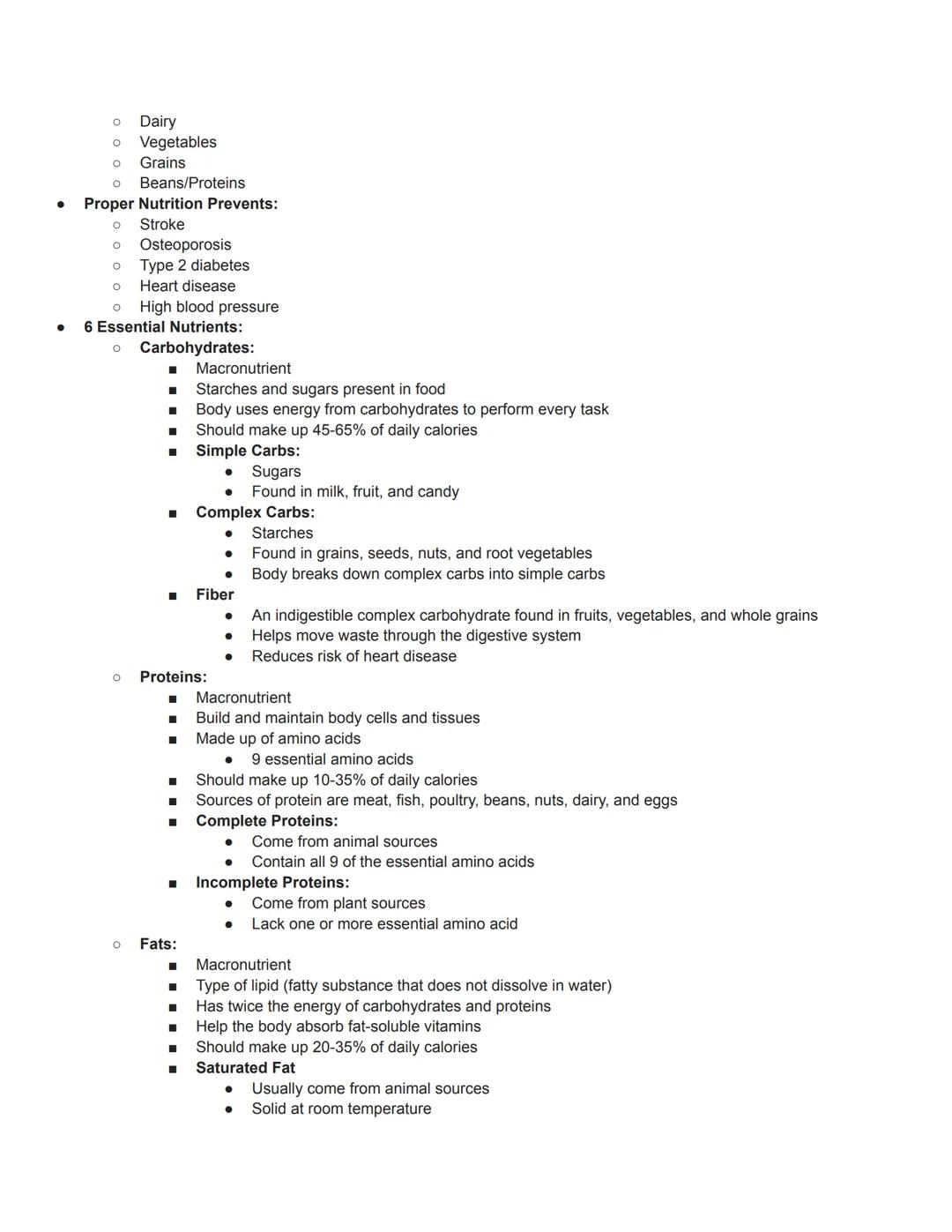 ●
●
●
● Recommended Daily Allowance (RDA): The recommendation for the amount of a nutrient necessary to meet
the nutritional needs of a pers
