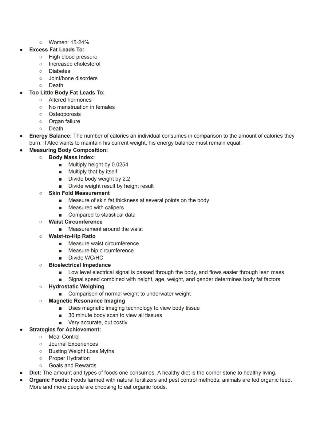 ●
●
●
● Recommended Daily Allowance (RDA): The recommendation for the amount of a nutrient necessary to meet
the nutritional needs of a pers