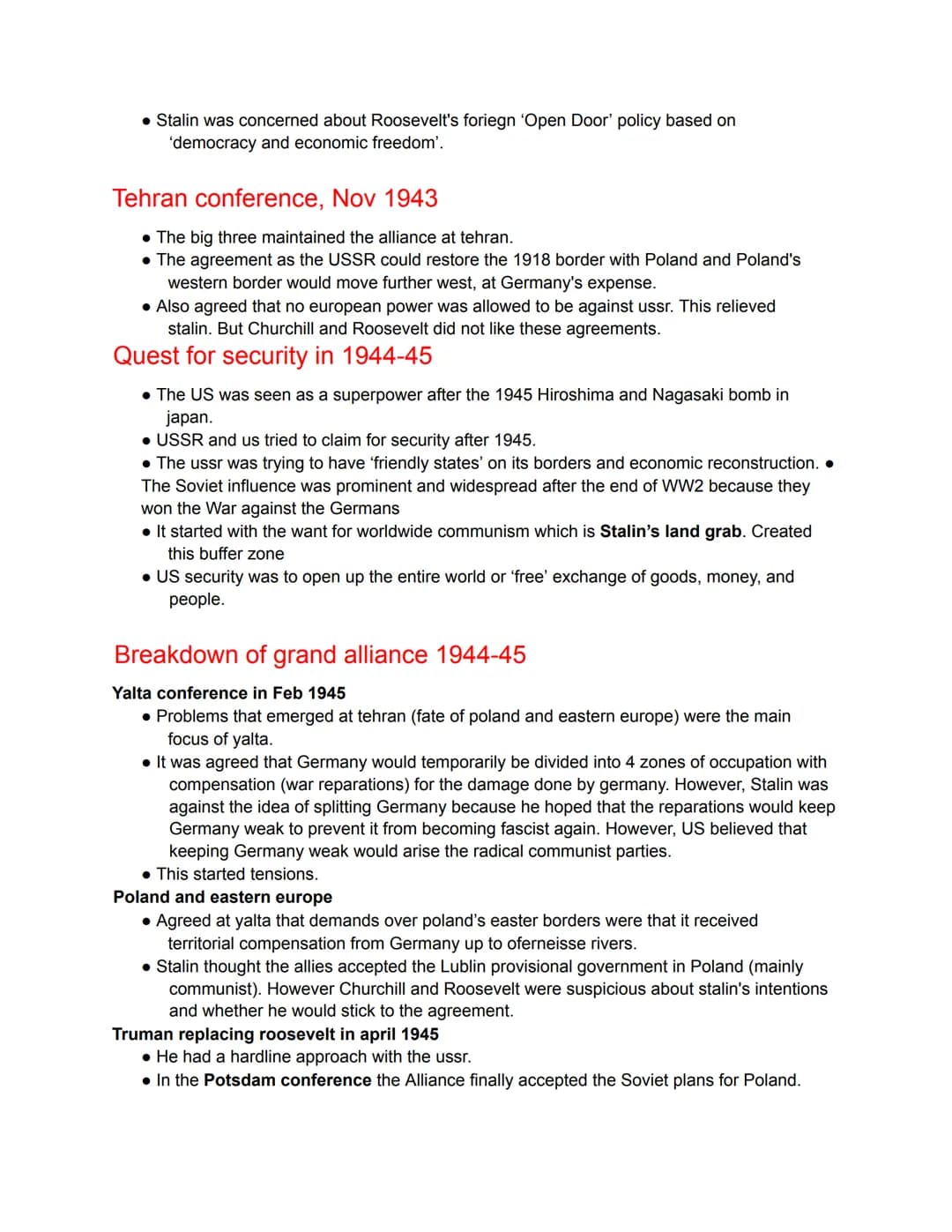 Cold War
Introduction that is universally used for your essay. Memorise it!!
The Cold war is a period of sustained political and military du