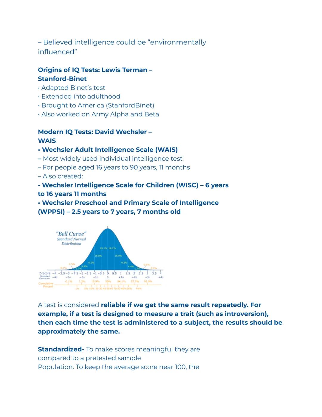 Intelligence

Gardner's Multiple Intelligences

Linguistic- Competence with spoken and written language (Focuses on
vocabulary)

Logical-Mat