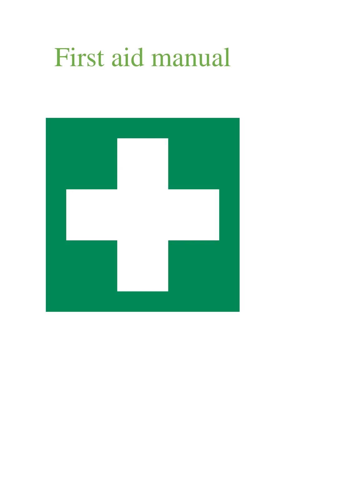 First aid manual DR ABC
D-Danger-Check the area, people around you and you are safe
R-Response-Check if the victim can hear your voice, open