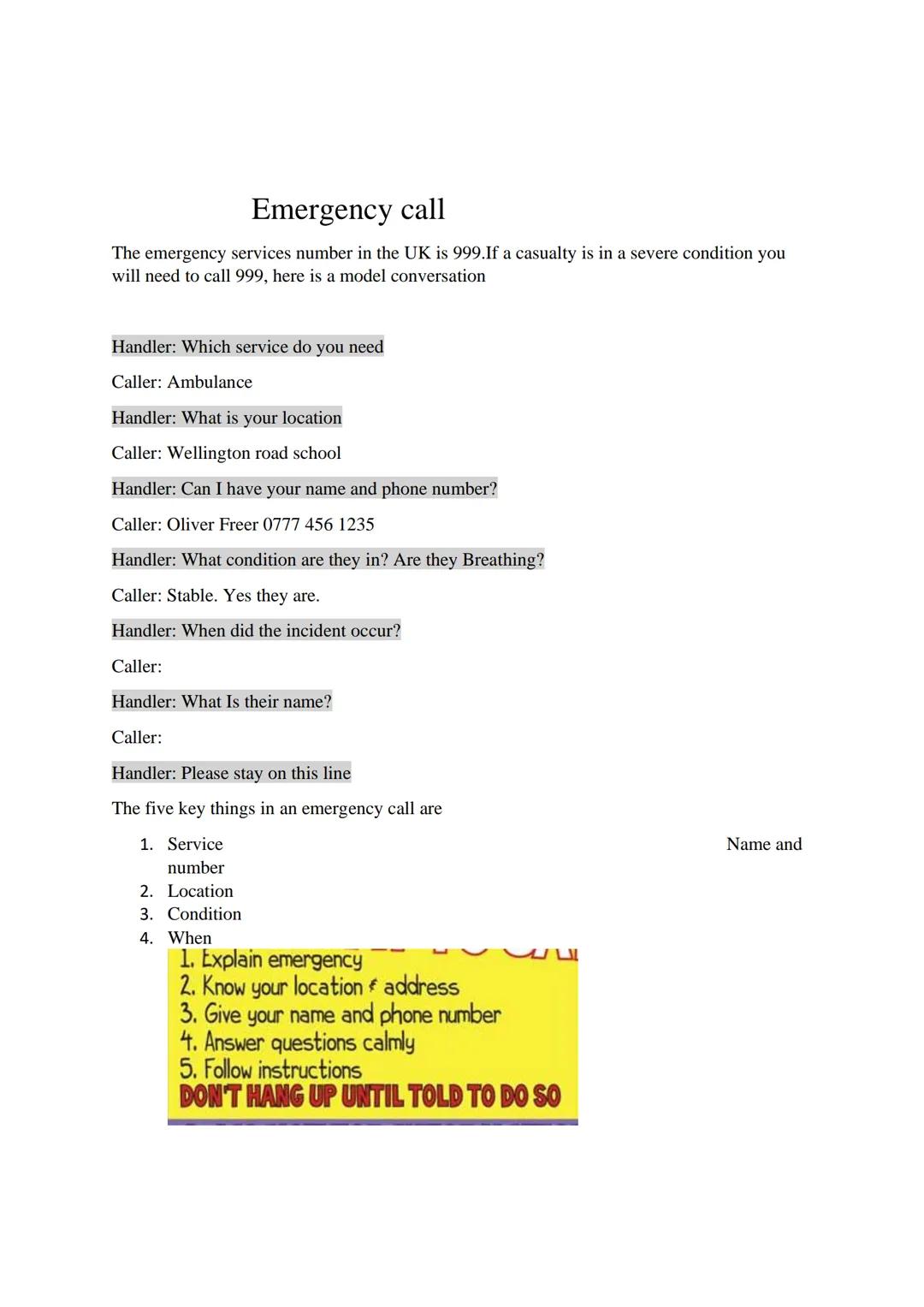 First aid manual DR ABC
D-Danger-Check the area, people around you and you are safe
R-Response-Check if the victim can hear your voice, open