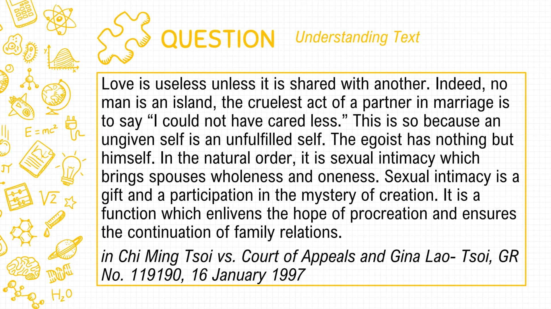 What should I consider in Reading
Comprehension?
Introduction
Reading Comprehension is not always about texts like stories or
essays. Unlike