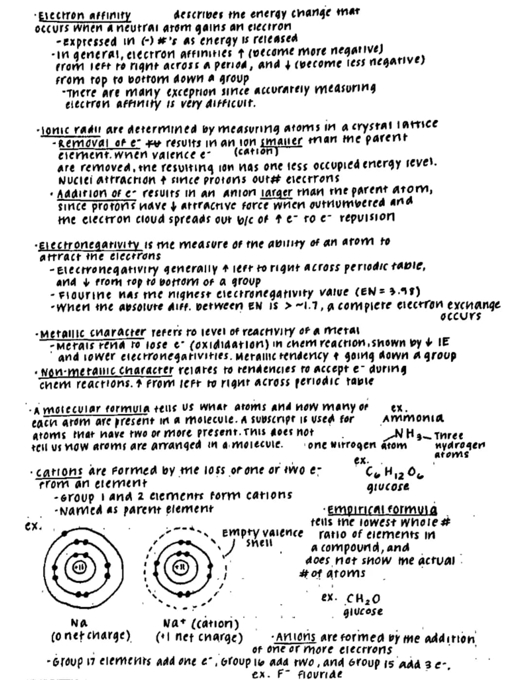 I
NICK Ramos
Chemistry Notes - The Periodic Table
chemistry info needs to organized so that we can see patterns
of properties in elements
Ea