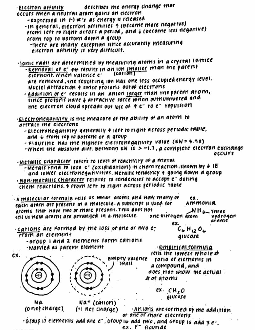 I
NICK Ramos
Chemistry Notes - The Periodic Table
chemistry info needs to organized so that we can see patterns
of properties in elements
Ea