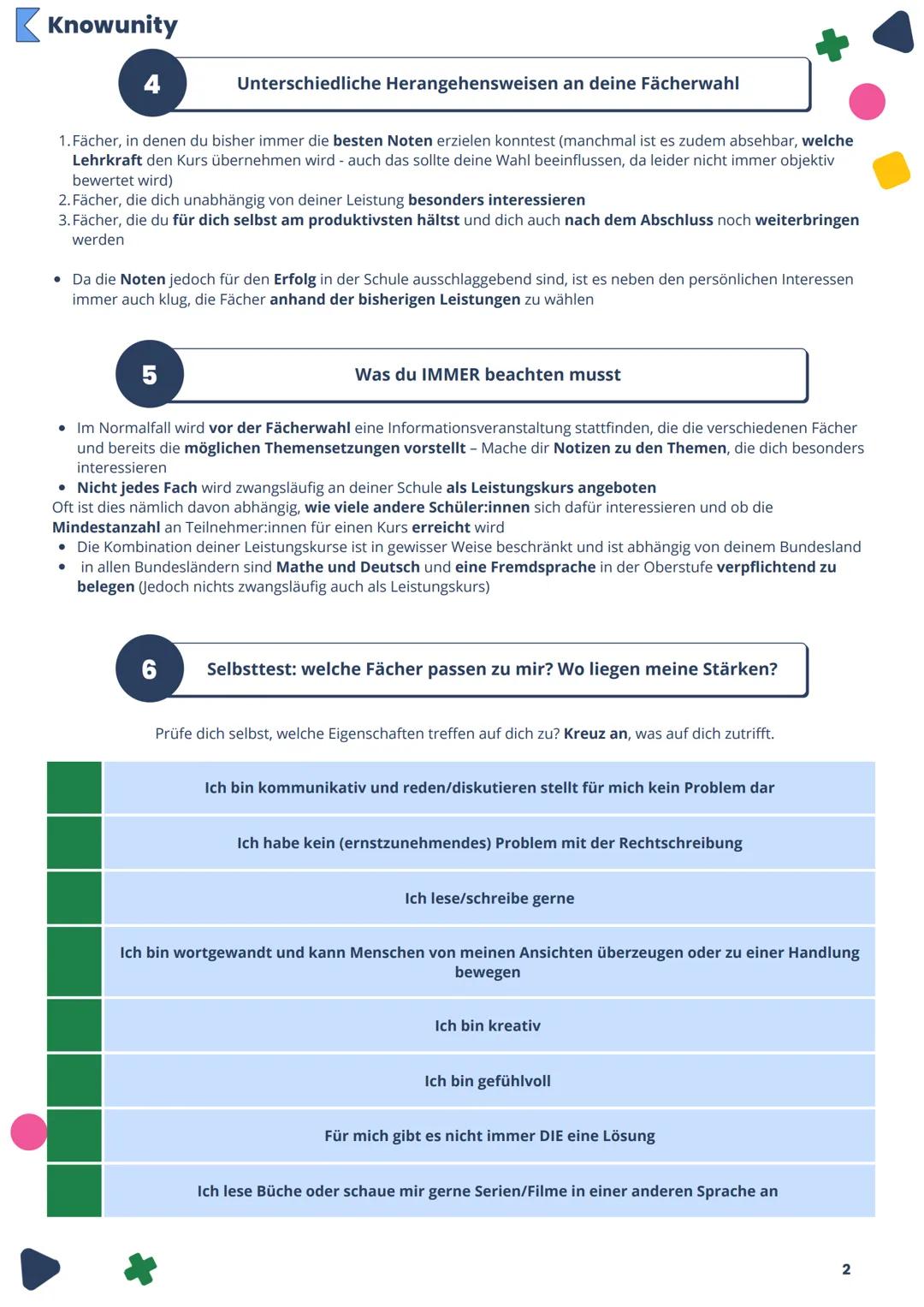 # Knowunity

# Fächerwahl leicht gemacht

Du hast Probleme dabei

...die für dich passenden Fächer zu finden, die du in der
Oberstufe belege