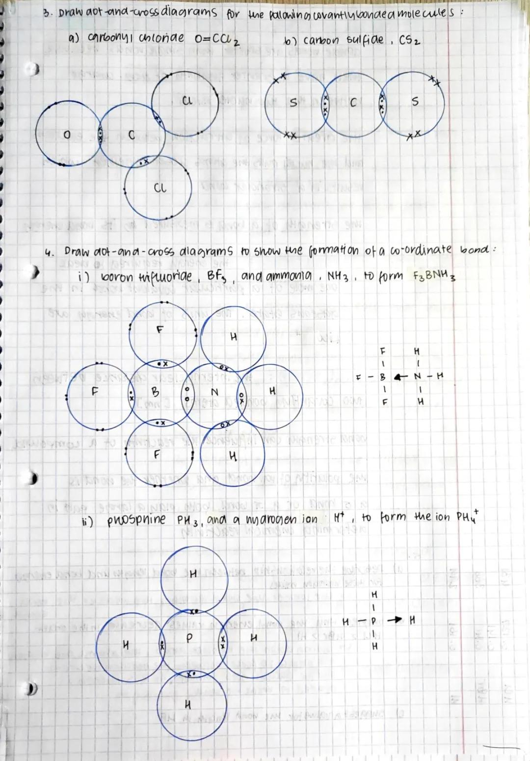 Fun with Dot and Cross Diagrams: Covalent, Ionic & Coordinate Bonding Answers for Kids!