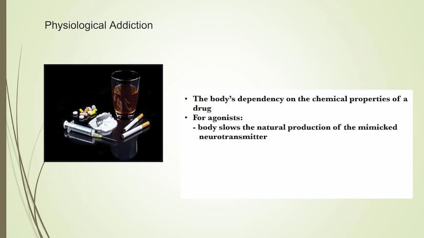 The Effects Psychoactive Drugs
● Substances which cause changes in body chemistry
• Produce changes in perception, conscious awareness, and/